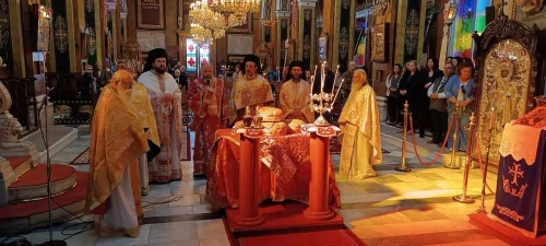 Ο Εορτασμός της ιεράς μνήμης του Οσίου Βενεδίκτου στην Ερμούπολη