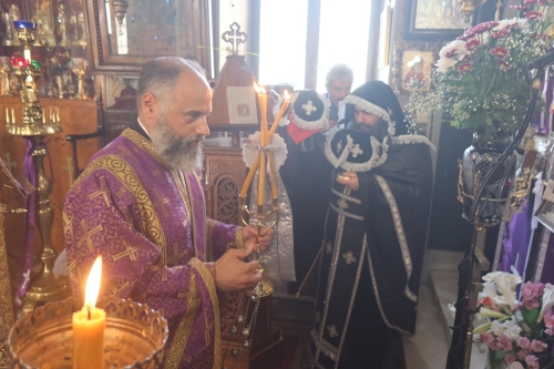 Η Τελευταία  Ακολουθία των Προηγιασμένων Τιμίων Δώρων στον Ιερό Ναό του Προφήτου Ηλιού, Επισκοπείου Σύρου