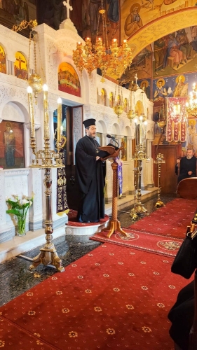 O Τελευταίος Κατανυκτικός Εσπερινός στον Ιερὀ Ναό Αγίου Θεολόγου Κατακοίλου Ἀνδρου