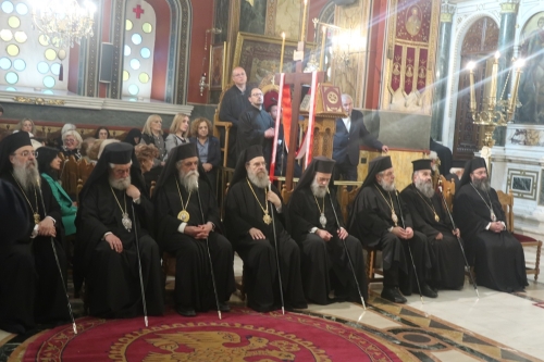 Πολυαρχιερατικός Εσπερινός στον Μητροπολιτικό Ναό του Αγίου Βασιλείου Τριπόλεως 