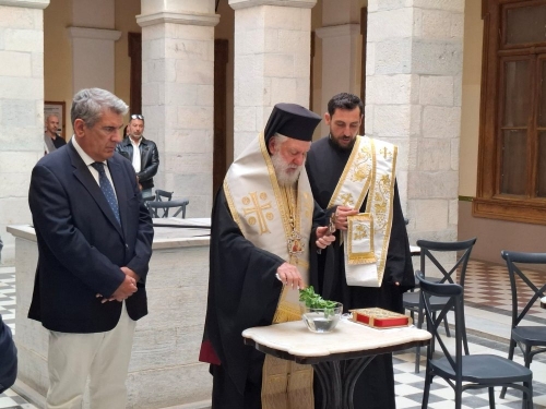 Ο Σεβασμιώτατος κ. Δωρόθεος Β΄ τέλεσε σήμερα το πρωί τον Αγιασμό επί τη ενάρξει του νέου Δικαστικού Έτους