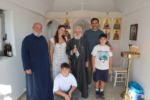 Θυρανοίξια ιερού Παρεκκλησίου στη Μύκονο